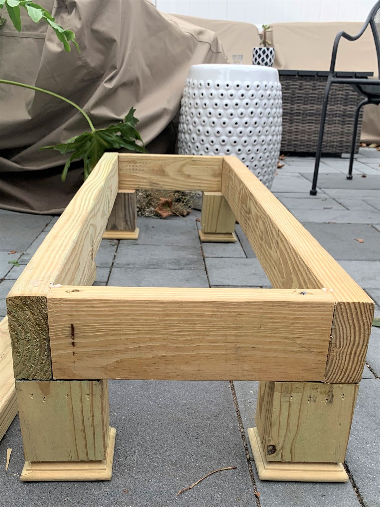 outdoor console table on Outdoor Console Table How To Build It In A Couple Of Hours Houzewize
