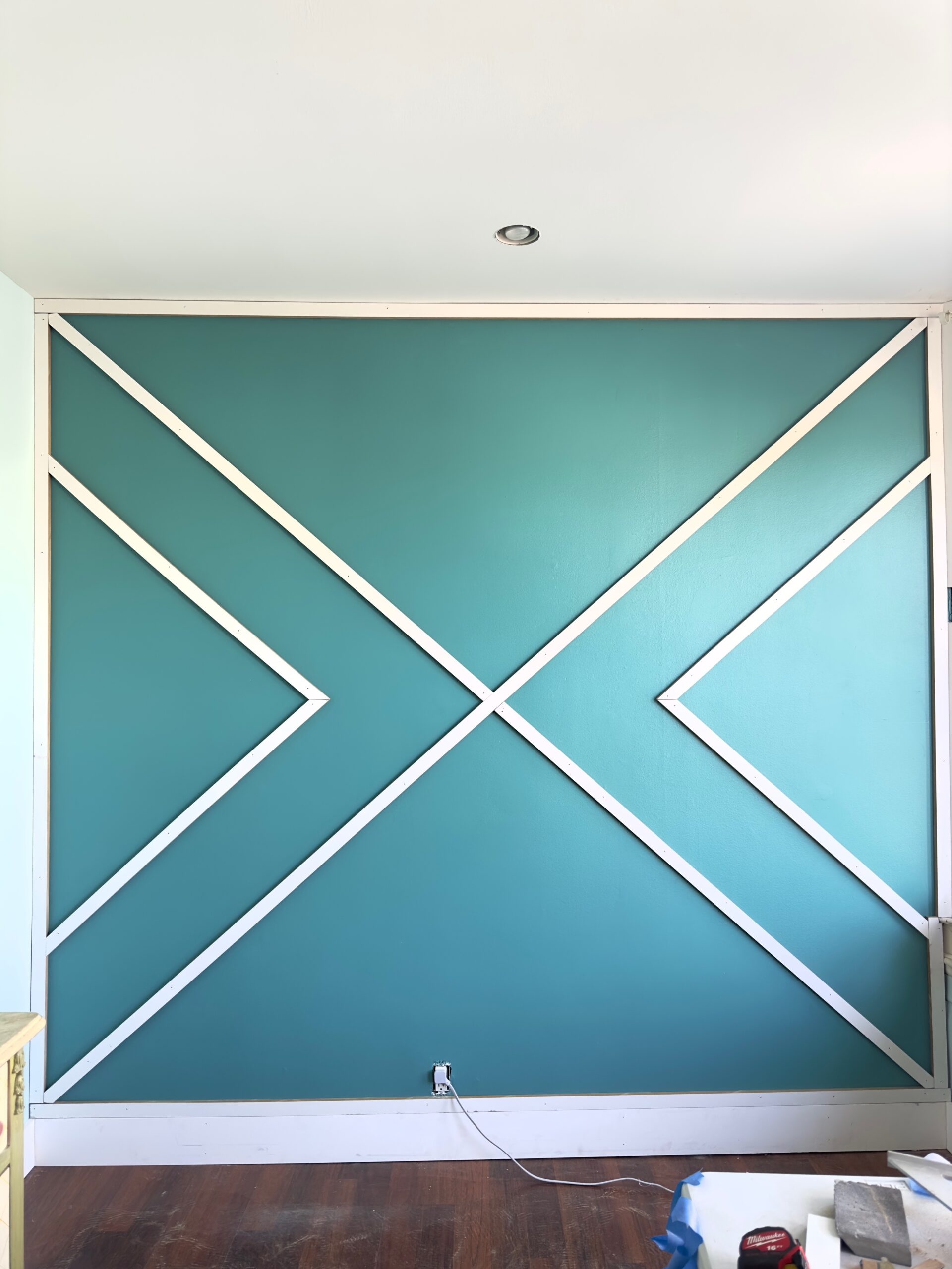 One Room Challenge-Accent wall - Houzewize