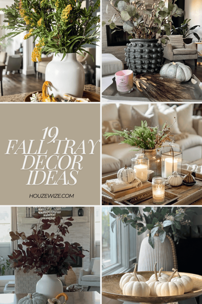 19 Fall Tray Decor - Houzewize